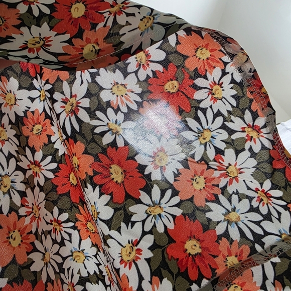 🔥5 FOR $25🔥NWT Faux Wrap Short Sleeve Floral Dress, XL - Picture 8 of 9